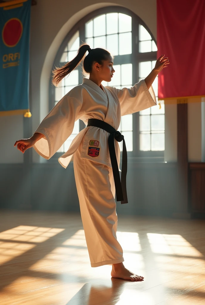 18 year old female taekwondo drawing