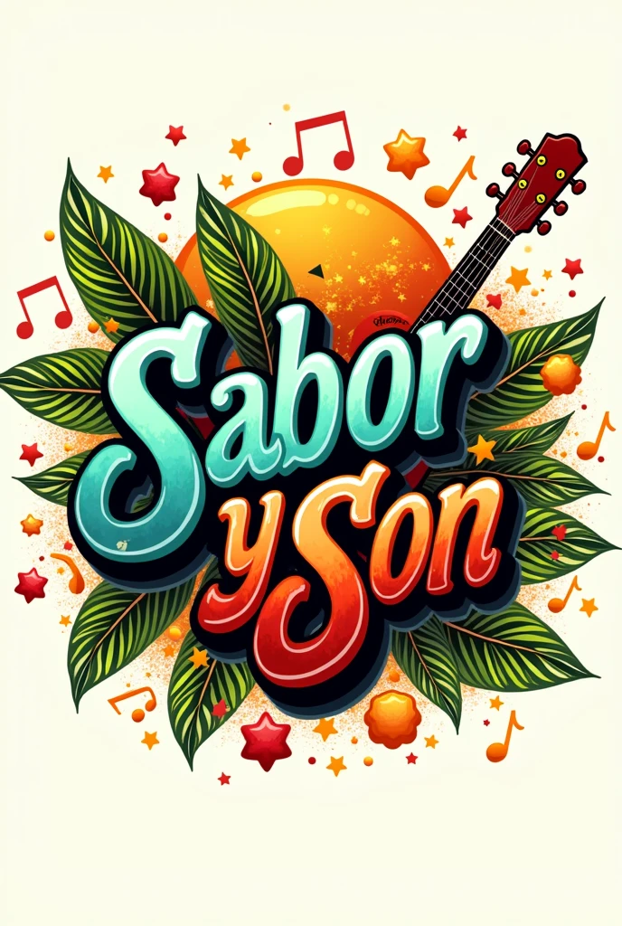make a logo for a cumbia group called Sabor y son
