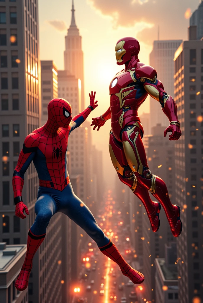 Spiderman vs iron man