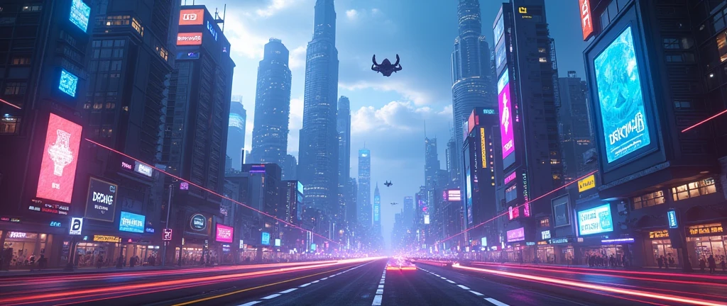 (best quality,4k,8k,highres,masterpiece:1.2),ultra-detailed,(realistic,photorealistic,photo-realistic:1.37),cyberpunk,futuristic world,tall skyscrapers,earth,SF art,imaginative,SF fantasy,futuristic city,high resolution,futuristic glass skyscrapers towering skyline,megacity