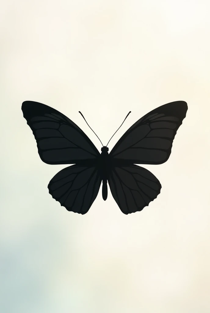 Minimalist butterfly: Simplify the shape of a butterfly, focusing on the basic lines. Play with contrasting tones to highlight the wings and body..