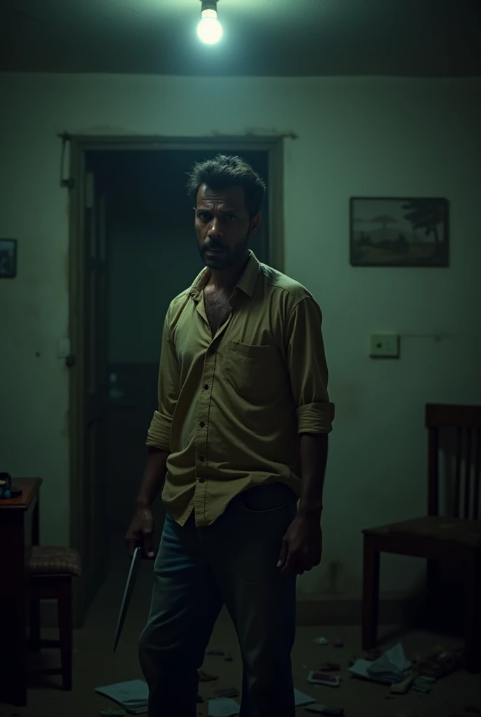 Indian man tring to kill his wife