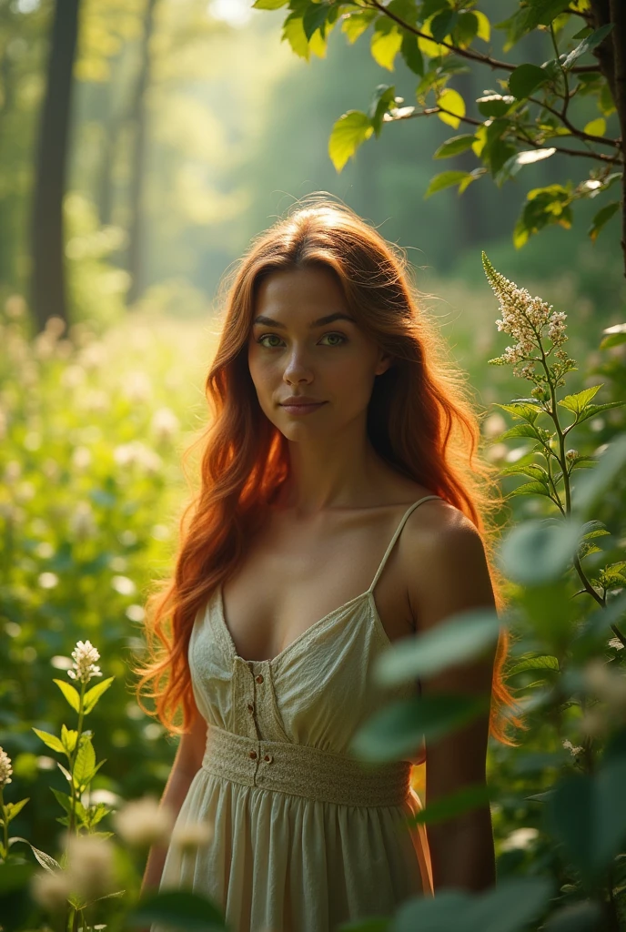 Nude girl in nature
