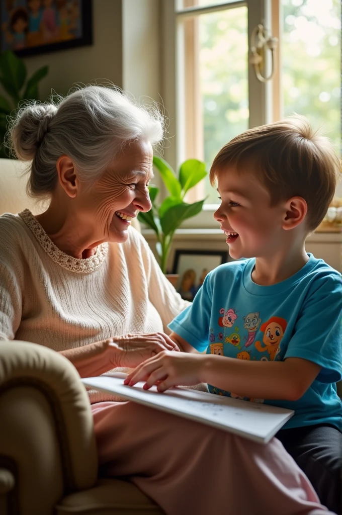 Grandmother and grandson xxx