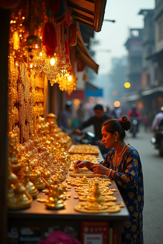 gold in dhaka road side