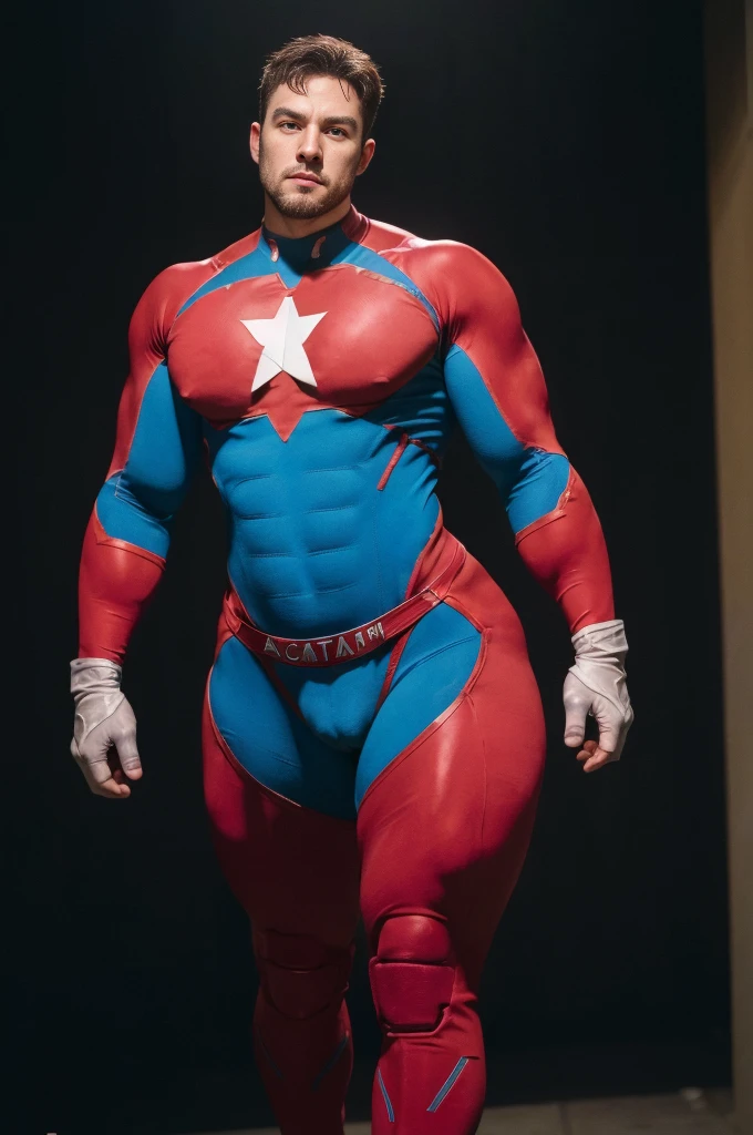 (realistic,hyper-detailed,8k,DC comic superhero,Captain Atom,captainatom),
(Hollow suit),
(red gloves,redgloves),
(red boots,redboots) , ((unrealistic wide hips , unrealistic wide pelvis , plump hips)) , hips , thighs , sexy , eroticism , nsfw , gay, gay focus , narrow waist , snatched waist