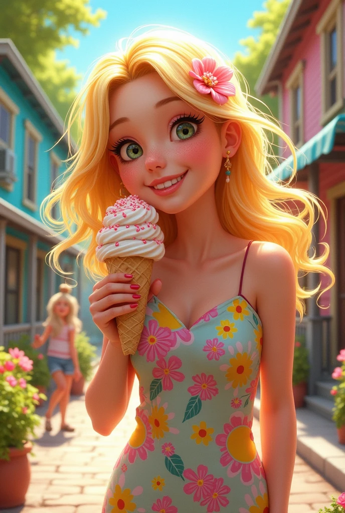 Debbie in summertime saga game in real life