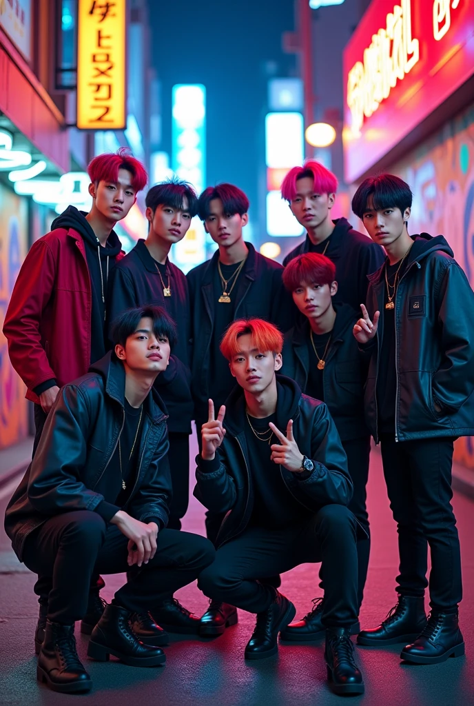 CREATES A K-POP MALE GROUP WITH 8 MEMBERS