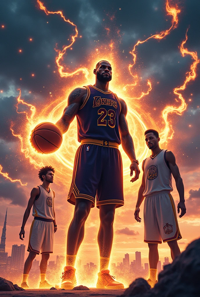 Lebron, curry , durant in jujutsu kaisen
