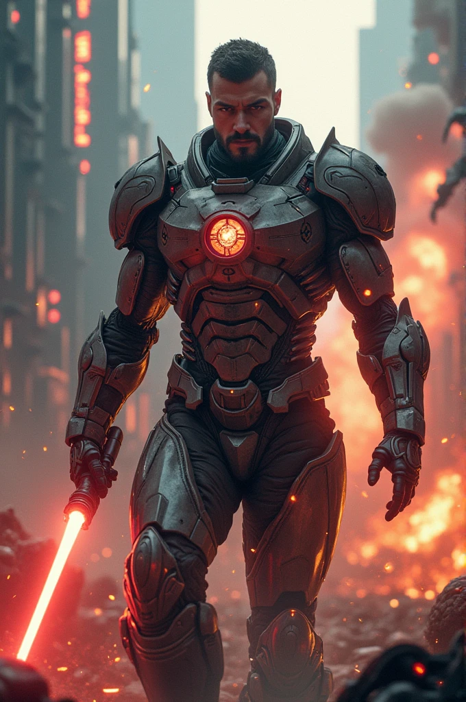 in action in a battle of the last warrior of the future , The message I want to convey is that we were not easily defeated, real, very real. ,48k bright colors