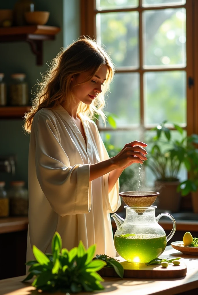 I want the soursop leaf water to be filtered for a tea that does not show characters