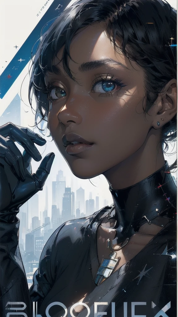 (((masterpiece, highest quality))),(((solo:1.2))),(((1girl:1.2))),32k wallpaper, very detailed, poster, vintage science fiction,(((((geometric cinematic movie poster))))), ((((bauhaus)))),(((abstract))),((((mid century modern)))),(((((portfolio))))),(((((Close-up))))),(((((bust up))))),((((more various angle)))),(((highlight))),((((heterochromia)))),(((complete. detailed face))),(((Extremely talented))),(((most complecated machine))),(((Overall colorfully))),((((((Absolutely simple background)))))),(((great black skin woman))),(((great Traveler)))
