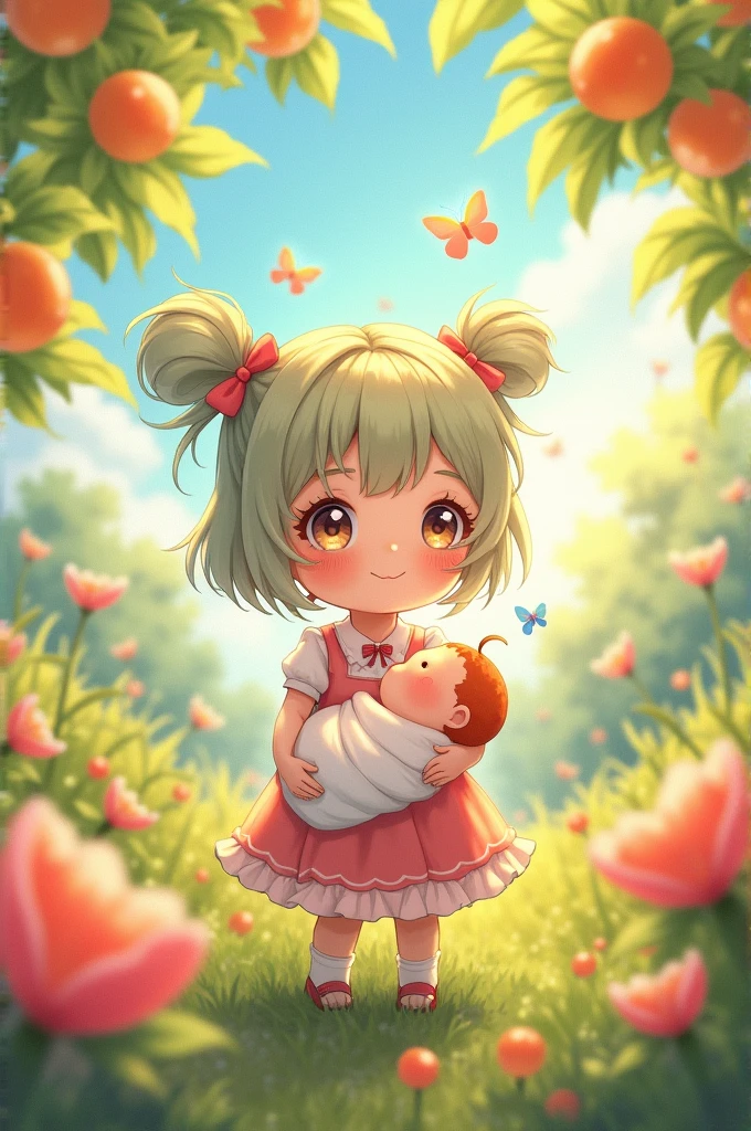 Genshin Impact Early Pomelo Becoming an older sister