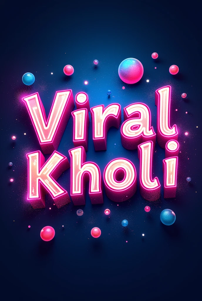 Viral Kholi text design