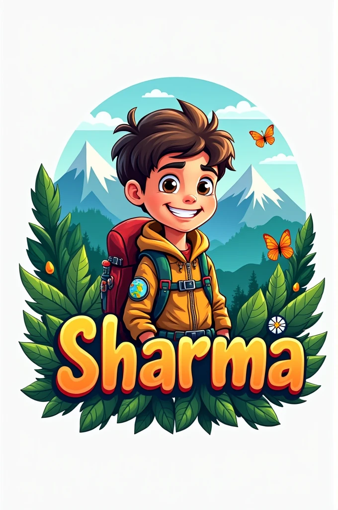 Sharma v YouTube channel logo for exploring nature