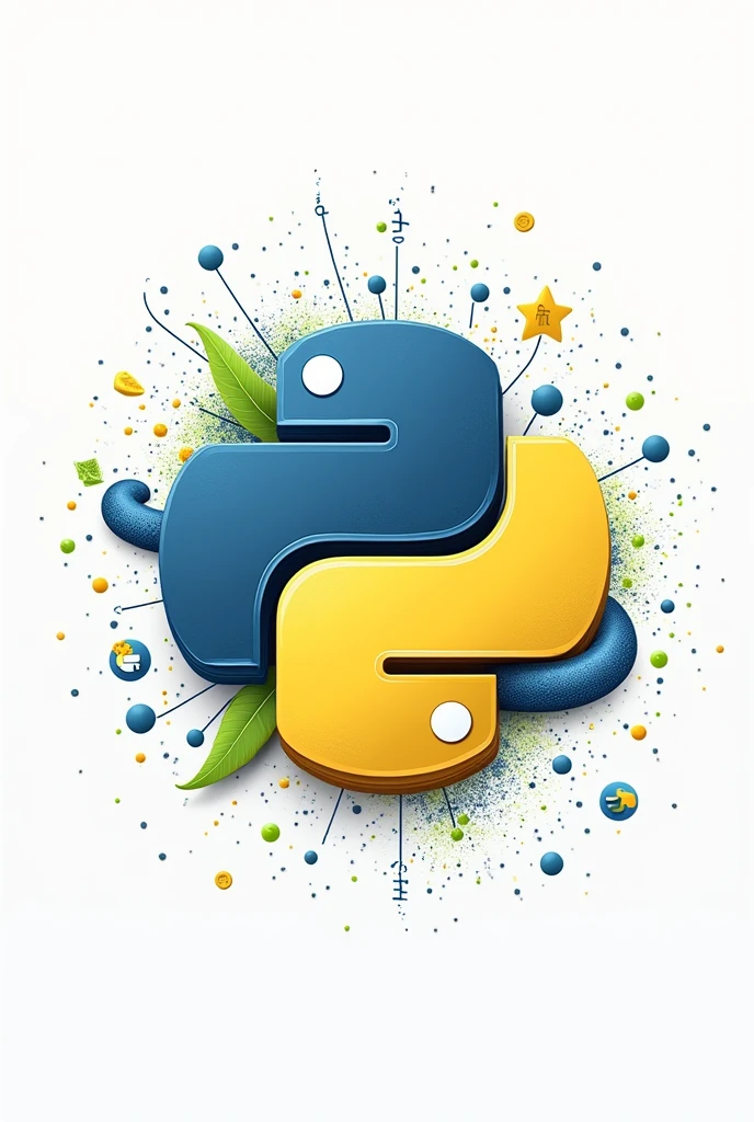 A dynamic call-to-action promotional image for a Python programming course. The image should include a large, clear button or graphic symbolizing registration, in spanish, with elements like the Python logo or code snippets subtly integrated into the design. The background should be clean and modern, with a focus on simplicity and clarity, using colors that stand out and attract attention.