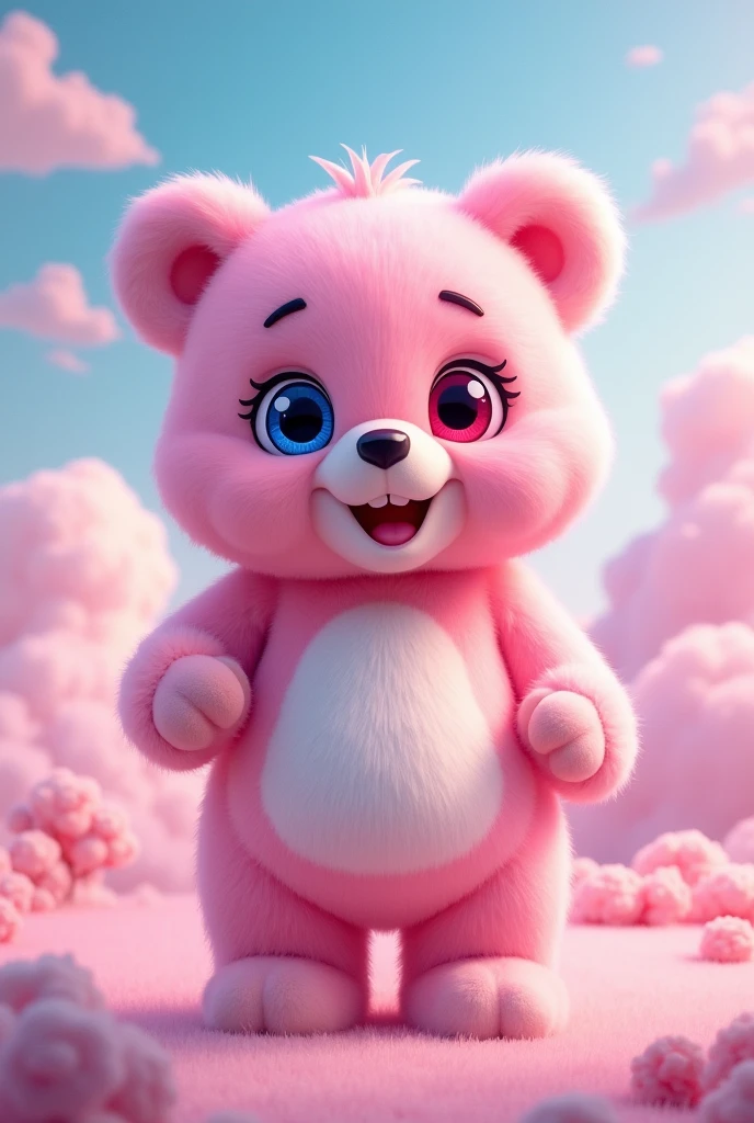 masterpiece, best quality, care bears, furry, teeth, smol_face, dark, backlight, dread, horror, nightmare <lora:smol face:1.2> <lora:MeatCanyonV1:1>