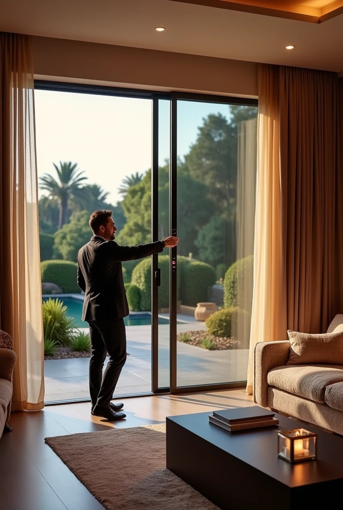 Villa electric curtain,Embodying smart home