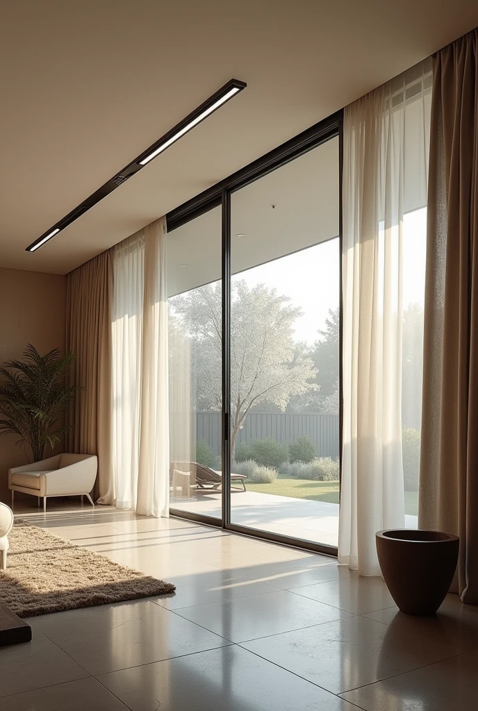 Villa electric curtain,Embodying smart home,No Characters