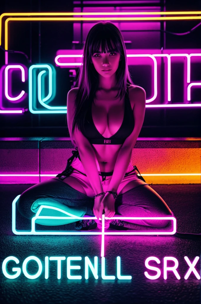 generate neon coloured text for my instagram page grid graprix