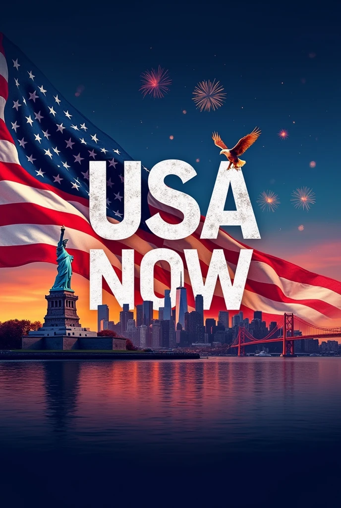 make me facebook fanspage banner design named USA NOW