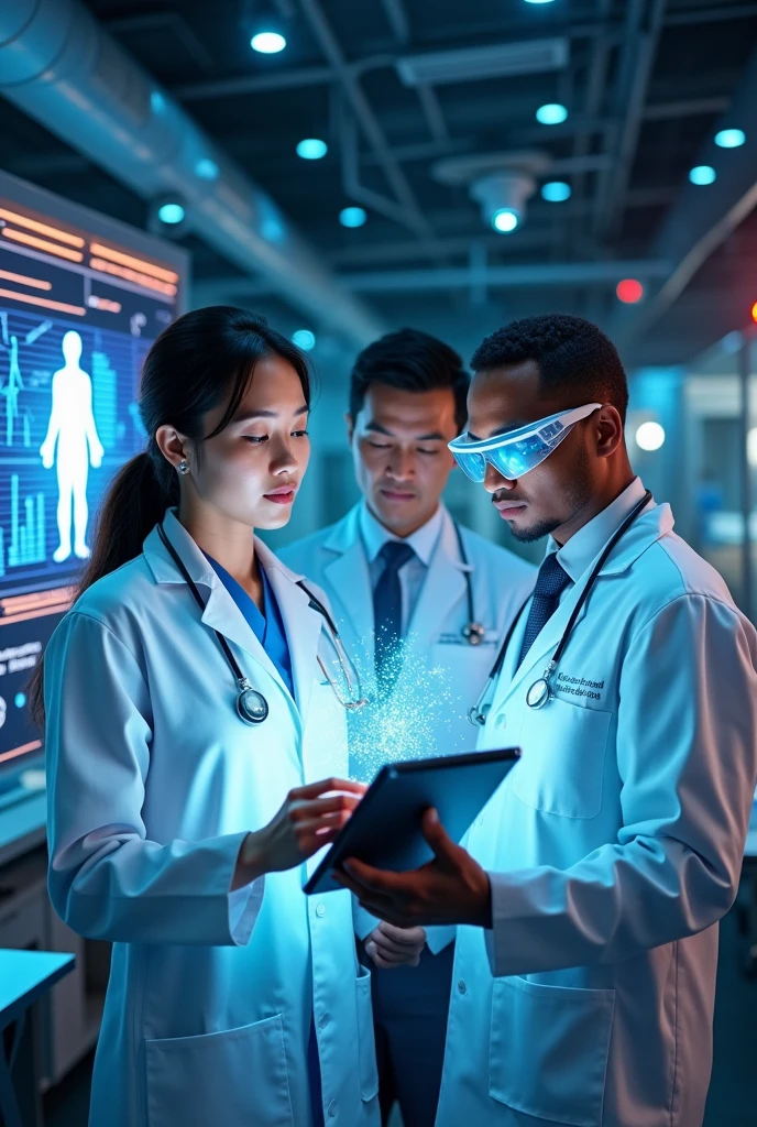 poster about science and technology in health