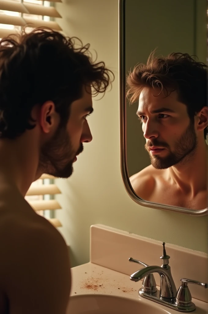 Men's hair gradually falls out