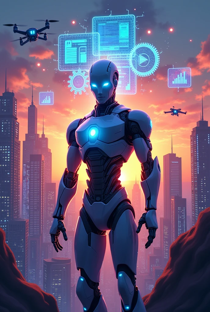 Ai thumbnail on youtube video and title ai benifit in the world