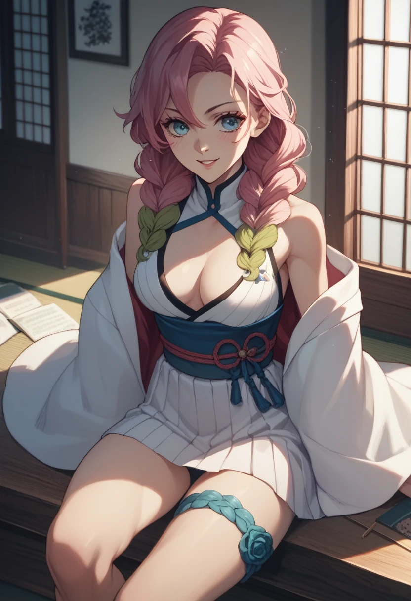 (masterpiece) (best quality) (detailed) (8k) (sharp focus), 1 female, kanroji, anime style