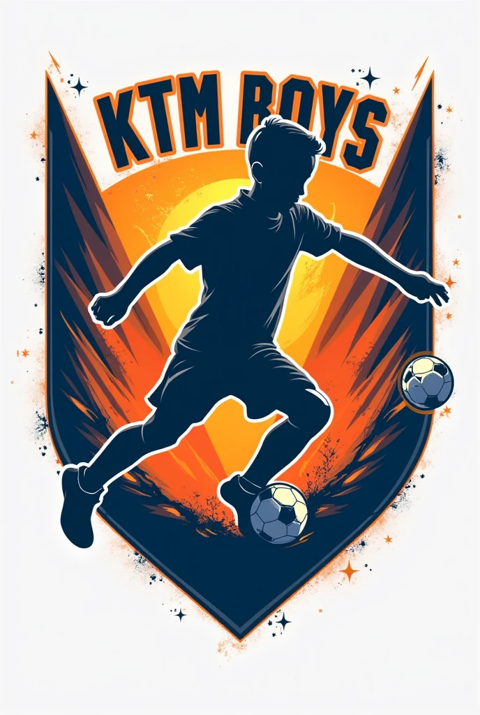 Football team logo named KTM Boys