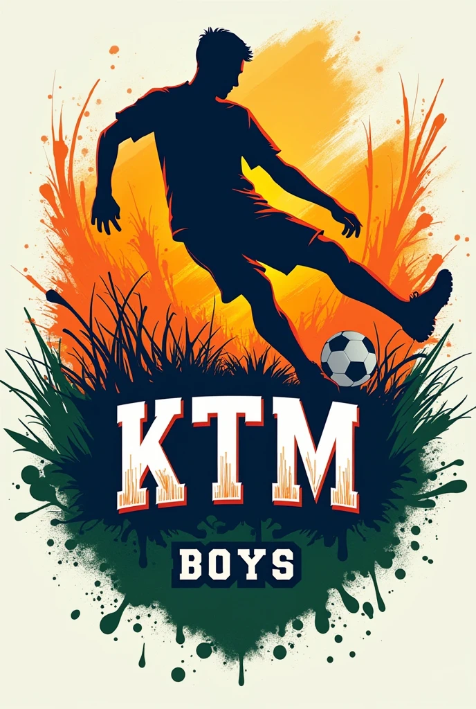 Football team logo named KTM Boys