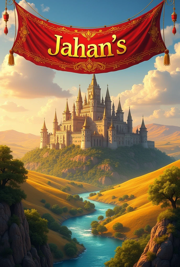 Creat a banner this name "Jahan's Kingdom"