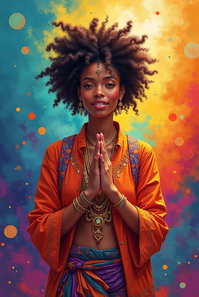 Number one sign language art style