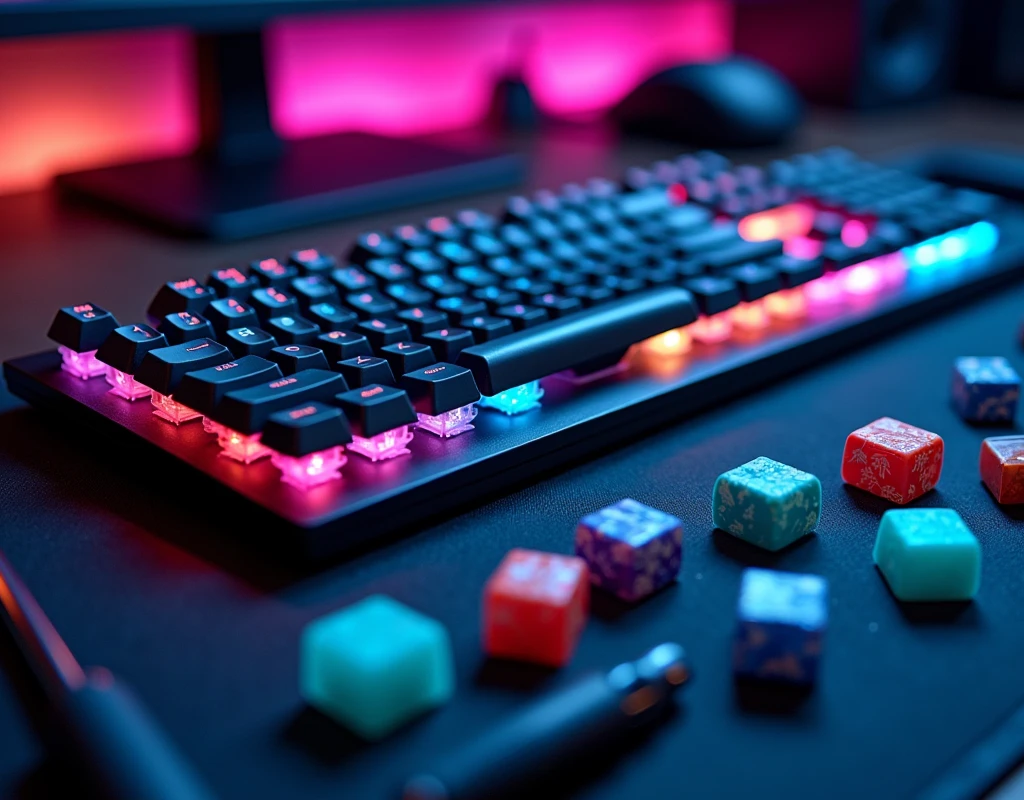 RGB keyboards use different types of keycaps, so there are several factors to consider.: Keycap Compatibility: RGB keyboards often use keycaps that are designed to match the distribution of LED light. Therefore, a keycap with a translucent or semi-transparent appearance will allow the LED light to shine through better, allowing the RGB light to shine through the keycap and making the lighting display more beautiful. Keycap material: PBT (Polybutylene Terephthalate): Good wear and fade resistant ABS material (Acrylonitrile Butadiene Styrene): Relatively cheaper material but can wear out faster than other materials. Design and pattern.: Keycaps can have various designs and patterns, such as transparent keycaps., Patterned glaze, Or keycaps with different printing patterns. Installation: The new keycaps you choose should match your keyboard&#39;s switch style, such as Cherry MX., razer, Or other types of switches, changing keycaps is a great way to customize your keyboard to give it a unique look and make the experience more special.