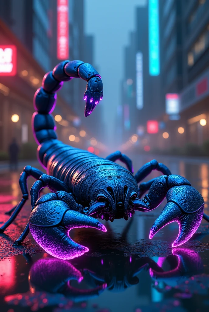  2D Scorpion with Power Cable Connector Tail 