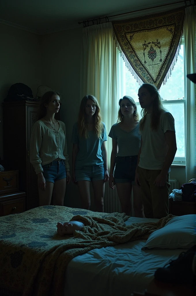 people shocked found something in the bedroom