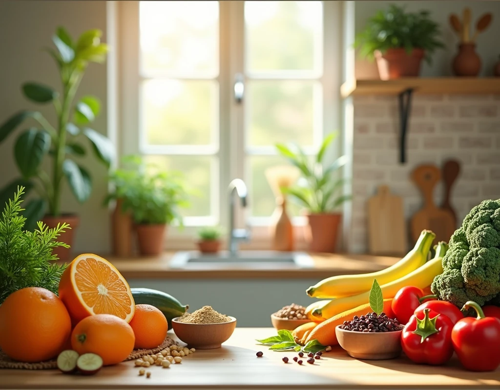 nutrition week back ground for text writing space for  Instagram post