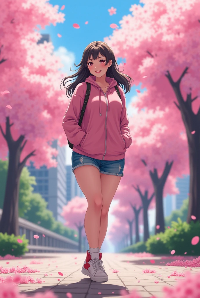 A girl with big thighs hentay