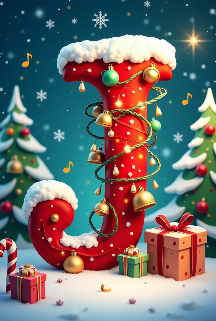 Chữ J Jingle bells 