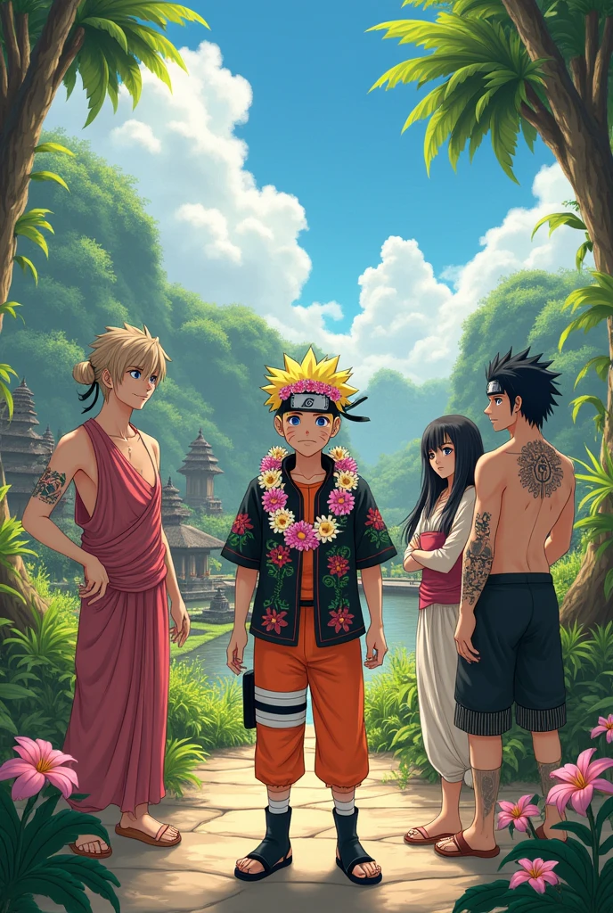 All Naruto Shippuden characters but Balinese version