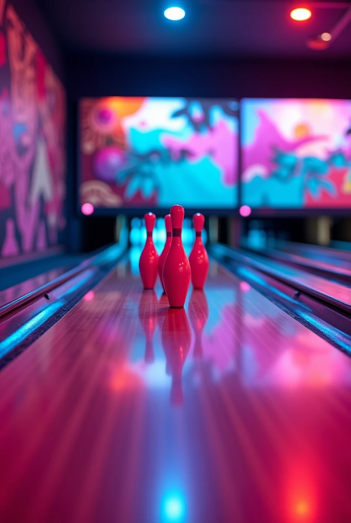 Bowling, 7 pins stand