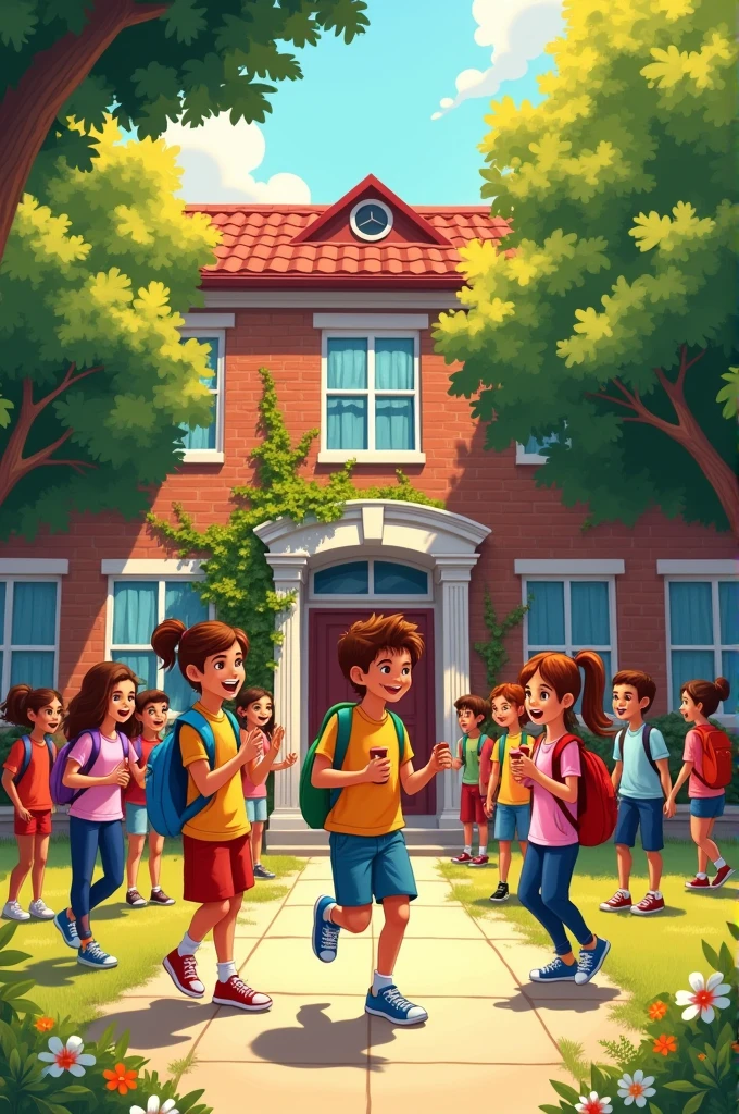 Students of a school 
