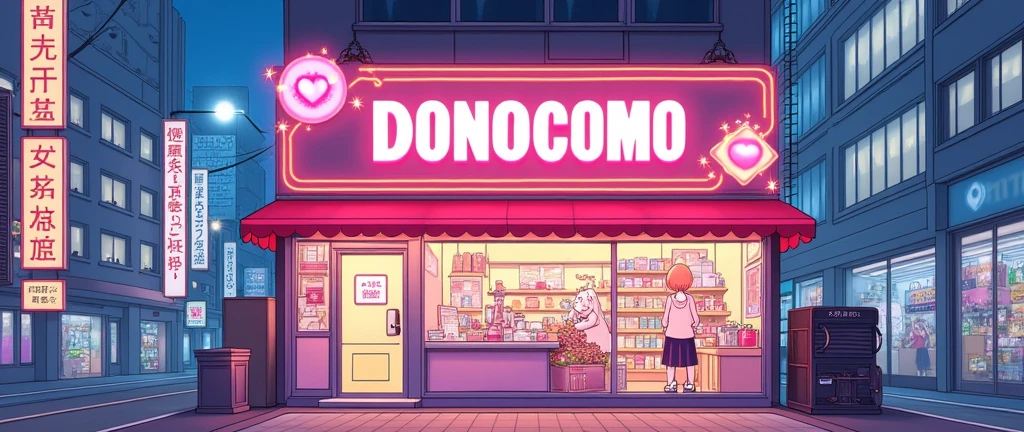DONOCOMO, a Japanese sex shop(Every child)The company logo 