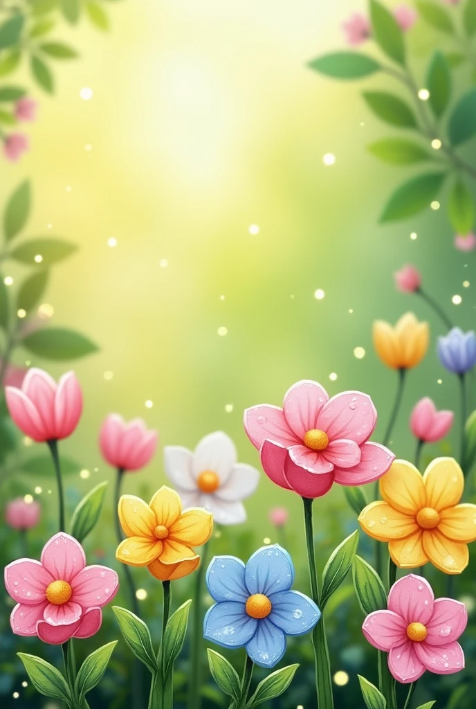 Small Spring flowers photos which looks like stickers for craft which can be cut