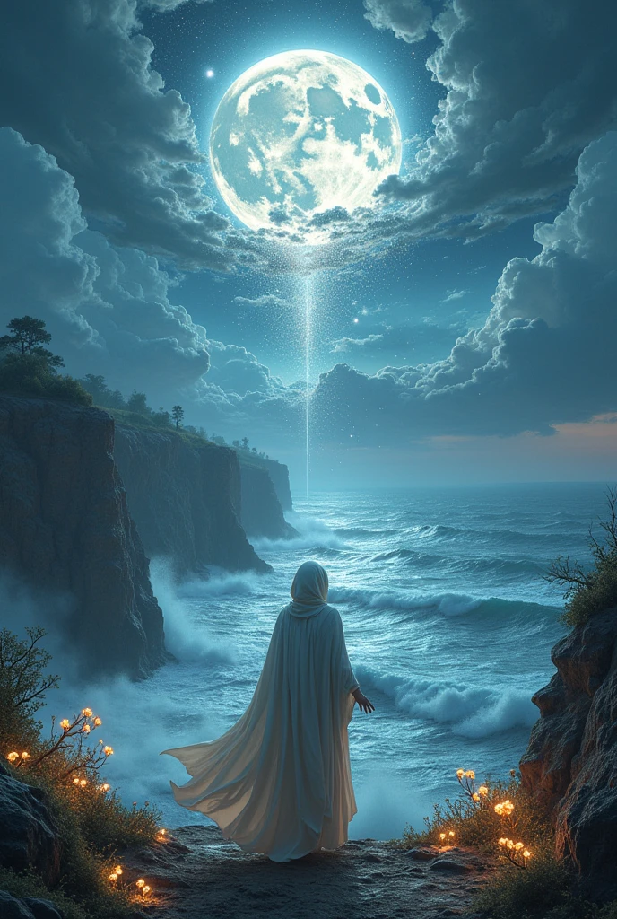 The collapsing moon