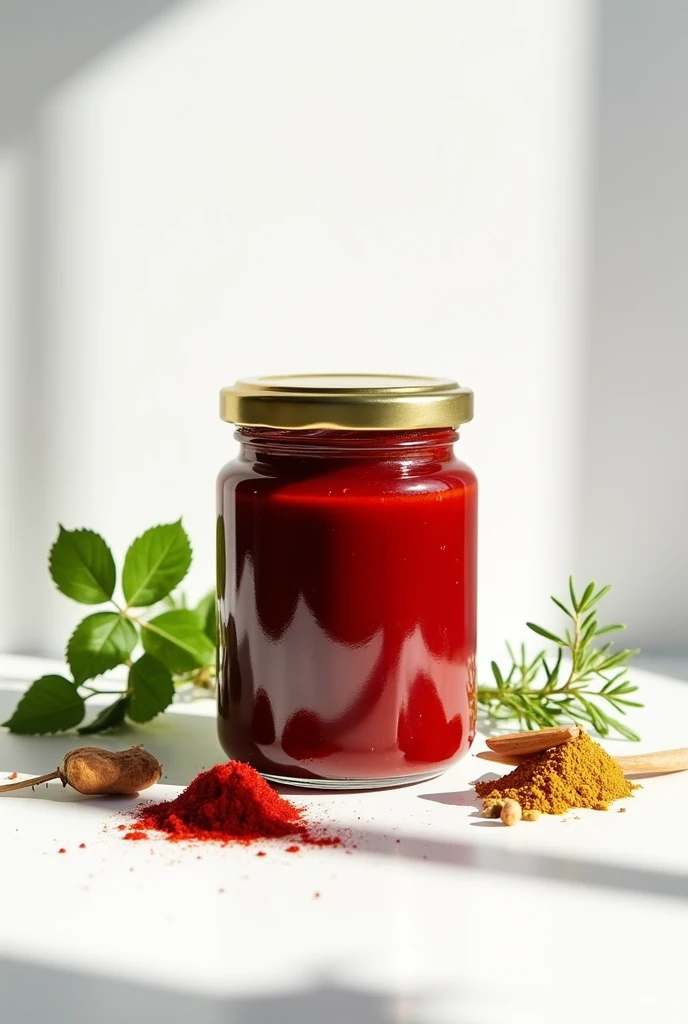 Photo where a, and magii sauce with white background