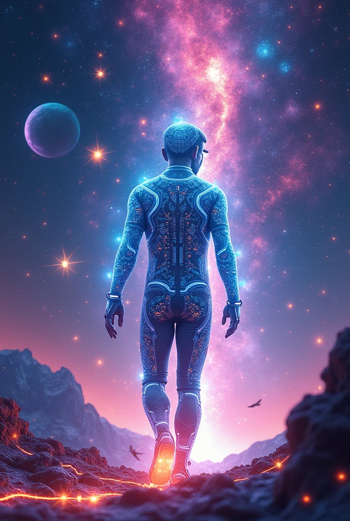 "Transform everything,Create a poster with the theme of "Gathering the Light of Science and Technology",Reflect the characteristics of information science,For festival posters,The pictures are rich and vivid, full of imagination and creativity,8K quality,Master rendering