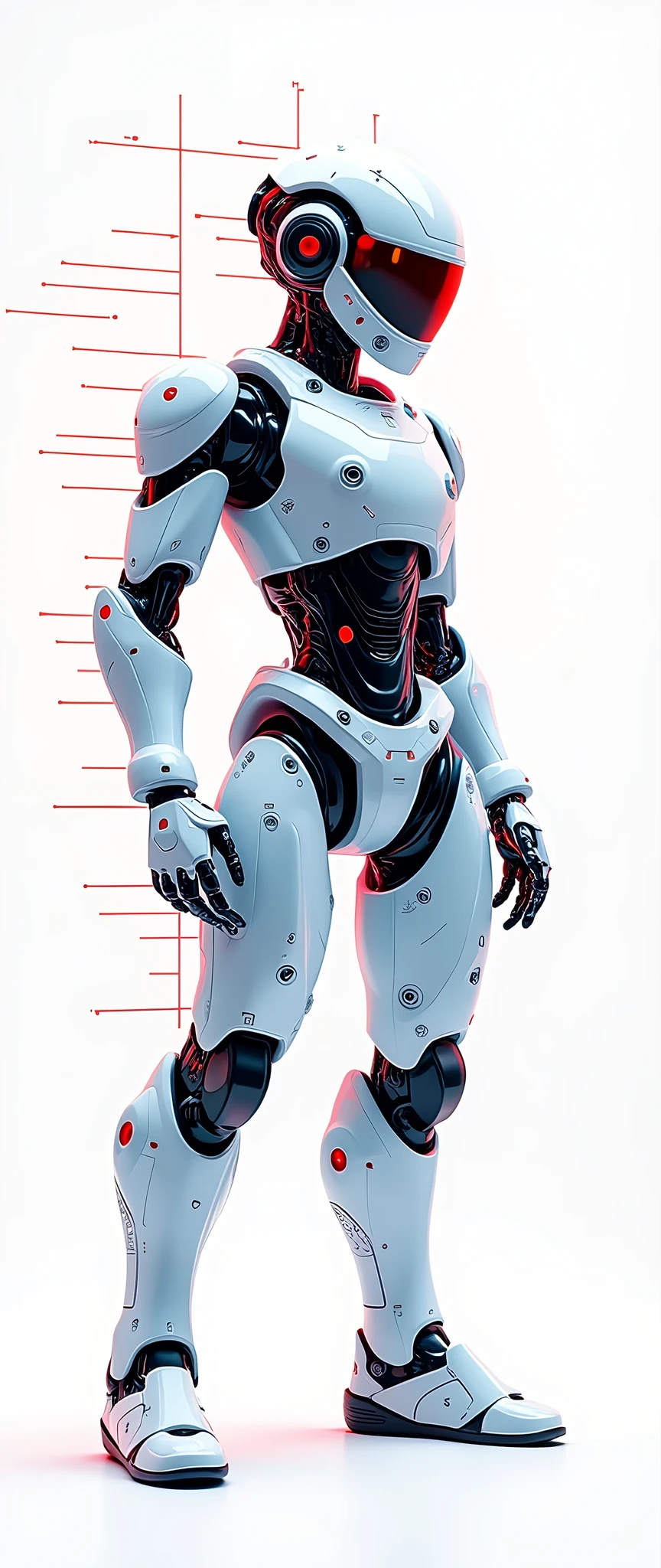 Robot watches with clean platinum steel Titanium style without back ground
