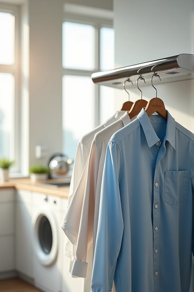 Smart clothe hanger with fan