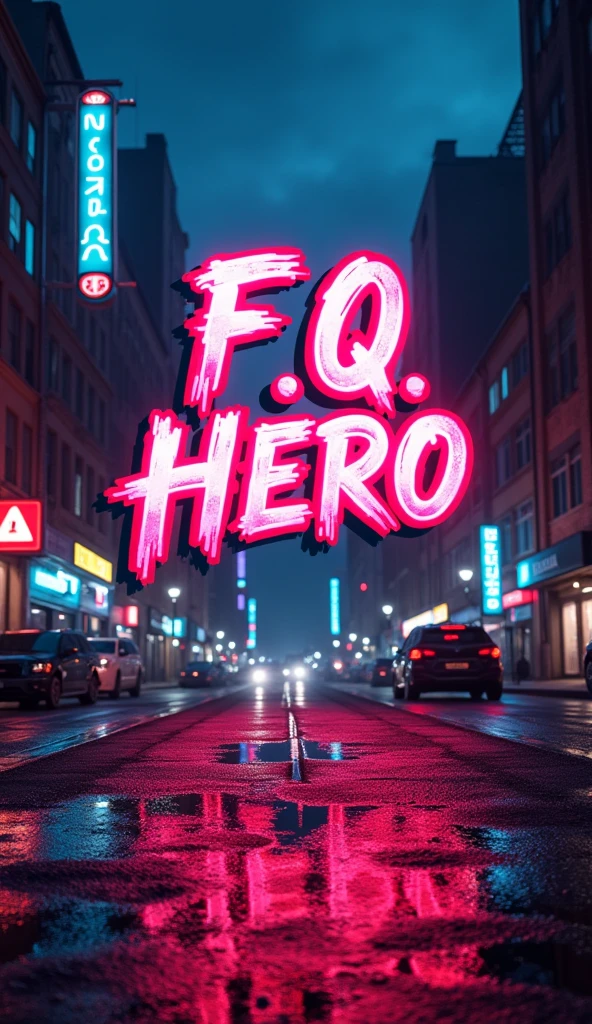 "F.Q Hero" Word for a phone wallpaper.